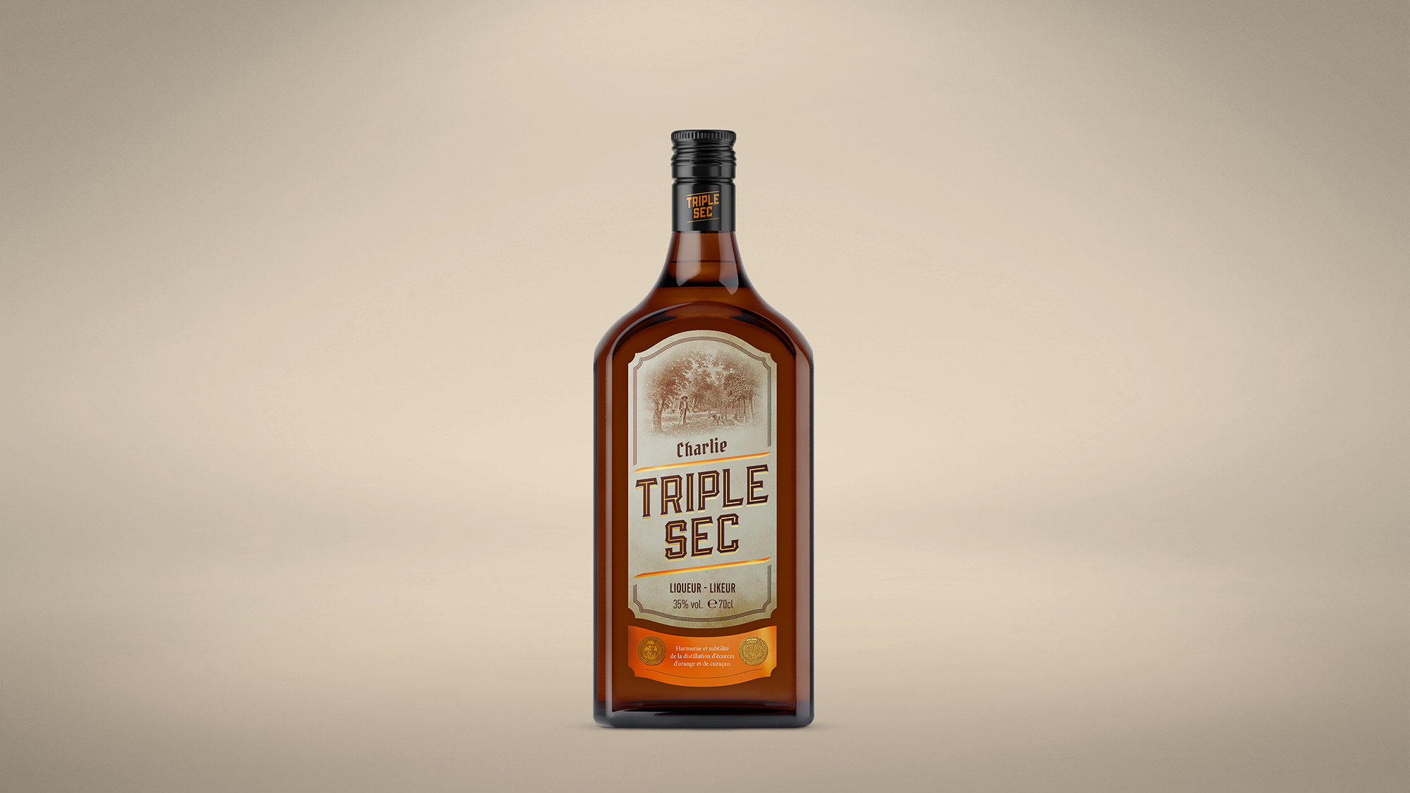 Triple Sec Charlie Grande distillerie de Charleroi Ex Nihilo